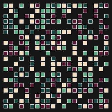 Ofset Quad üretken sanat arkaplan çizimi