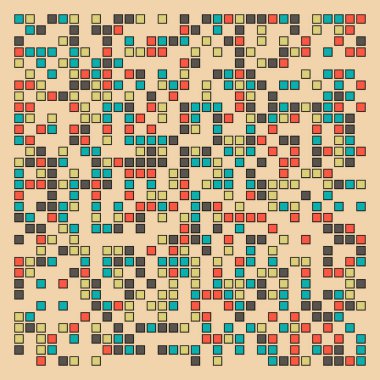 Ofset Quad üretken sanat arkaplan çizimi