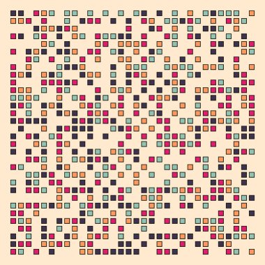 Ofset Quad üretken sanat arkaplan çizimi