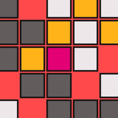 Ofset Quad üretken sanat arkaplan çizimi