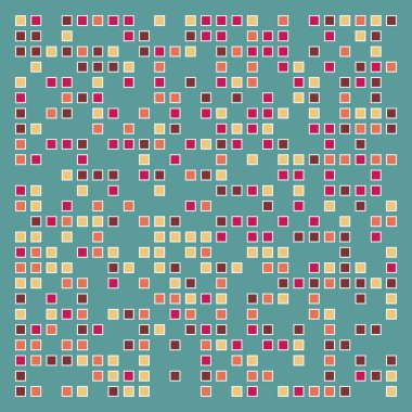 Ofset Quad üretken sanat arkaplan çizimi