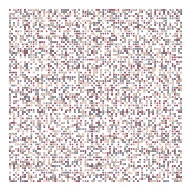 Ofset Quad üretken sanat arkaplan çizimi