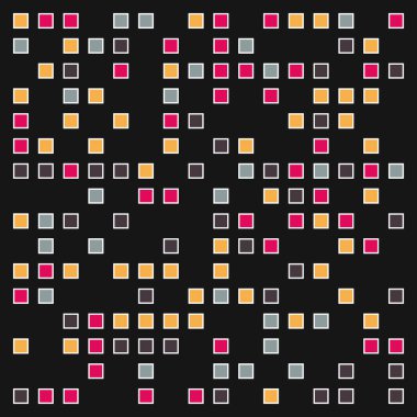 Ofset Quad üretken sanat arkaplan çizimi