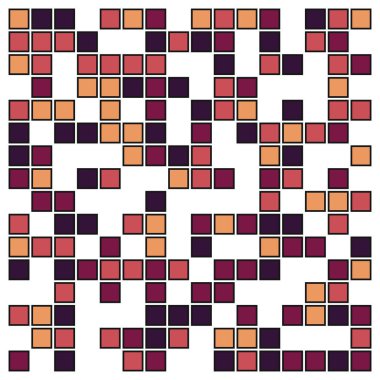 Ofset Quad üretken sanat arkaplan çizimi