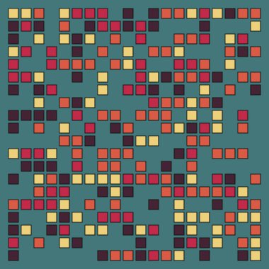 Ofset Quad üretken sanat arkaplan çizimi