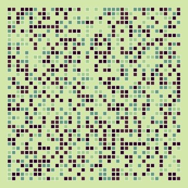 Ofset Quad üretken sanat arkaplan çizimi