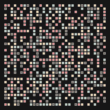 Ofset Quad üretken sanat arkaplan çizimi