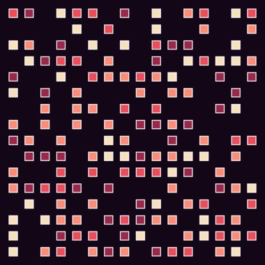 Ofset Quad üretken sanat arkaplan çizimi