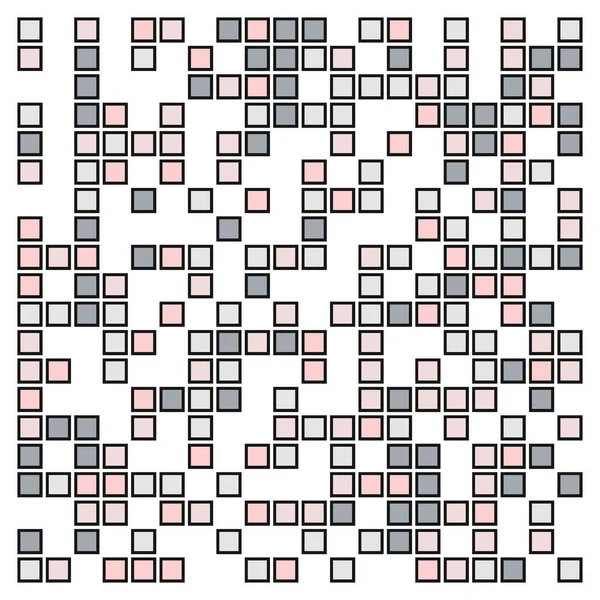 Décalage Quads Art Génératif Fond Art Illustration — Image vectorielle