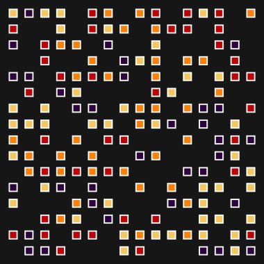 Ofset Quad üretken sanat arkaplan çizimi