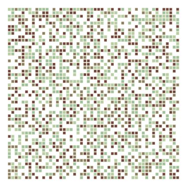 Geometrik üretken model, vektör arkaplan, sanat illüstrasyonu