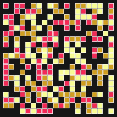 Ofset Quad üretken sanat arkaplan çizimi