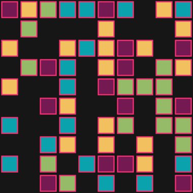 Ofset Quad üretken sanat arkaplan çizimi