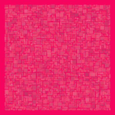 Soyut geometrik desen üretken hesaplama sanatı illüstrasyonu, fayans renk parçalarının taklidi