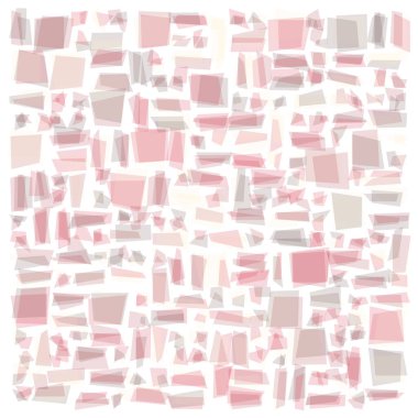 Soyut geometrik desen üretken hesaplama sanatı illüstrasyonu, fayans renk parçalarının taklidi