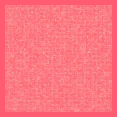 Soyut geometrik desen üretken hesaplama sanatı illüstrasyonu, fayans renk parçalarının taklidi