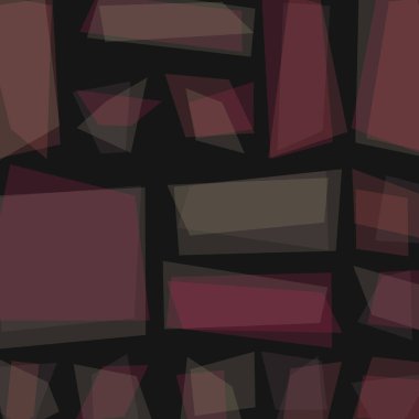 Soyut geometrik desen üretken hesaplama sanatı illüstrasyonu, fayans renk parçalarının taklidi