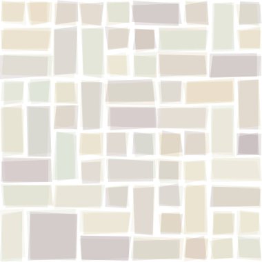 Soyut geometrik desen üretken hesaplama sanatı illüstrasyonu, fayans renk parçalarının taklidi