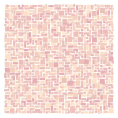 Soyut geometrik desen üretken hesaplama sanatı illüstrasyonu, fayans renk parçalarının taklidi