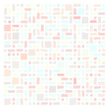 Soyut geometrik desen üretken hesaplama sanatı illüstrasyonu, fayans renk parçalarının taklidi