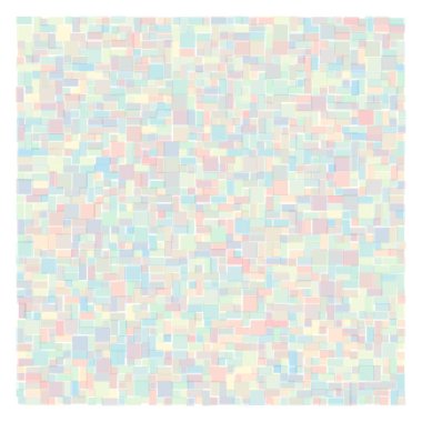 Soyut geometrik desen üretken hesaplama sanatı illüstrasyonu, fayans renk parçalarının taklidi