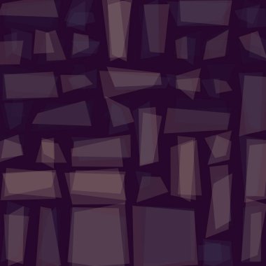 Soyut geometrik desen üretken hesaplama sanatı illüstrasyonu, fayans renk parçalarının taklidi