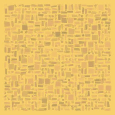 Soyut geometrik desen üretken hesaplama sanatı illüstrasyonu, fayans renk parçalarının taklidi