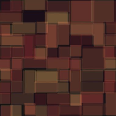 Soyut geometrik desen üretken hesaplama sanatı illüstrasyonu, fayans renk parçalarının taklidi