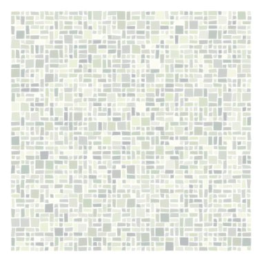 Soyut geometrik desen üretken hesaplama sanatı illüstrasyonu, fayans renk parçalarının taklidi