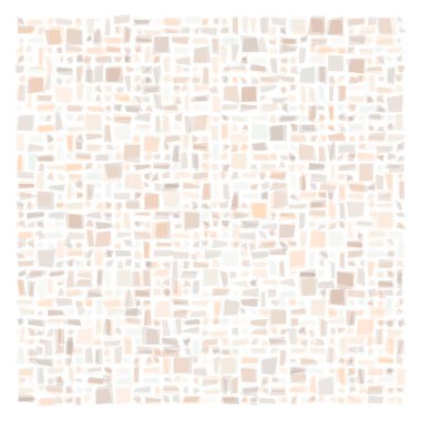 Soyut geometrik desen üretken hesaplama sanatı illüstrasyonu, fayans renk parçalarının taklidi