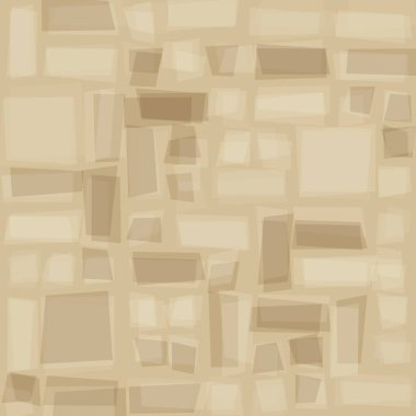 Soyut geometrik desen üretken hesaplama sanatı illüstrasyonu, fayans renk parçalarının taklidi