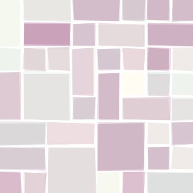 Soyut geometrik desen üretken hesaplama sanatı illüstrasyonu, fayans renk parçalarının taklidi