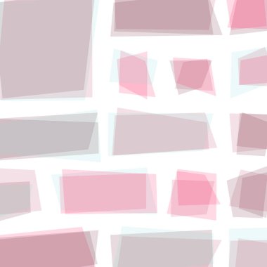 Soyut geometrik desen üretken hesaplama sanatı illüstrasyonu, fayans renk parçalarının taklidi