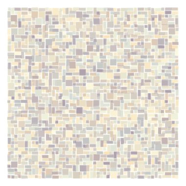 Soyut geometrik desen üretken hesaplama sanatı illüstrasyonu, fayans renk parçalarının taklidi