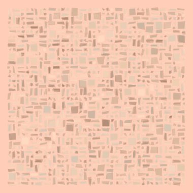 Soyut geometrik desen üretken hesaplama sanatı illüstrasyonu, fayans renk parçalarının taklidi