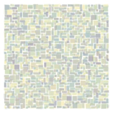 Soyut geometrik desen üretken hesaplama sanatı illüstrasyonu, fayans renk parçalarının taklidi