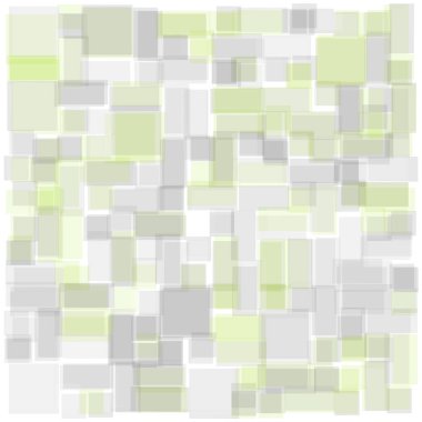 Soyut geometrik desen üretken hesaplama sanatı illüstrasyonu, fayans renk parçalarının taklidi