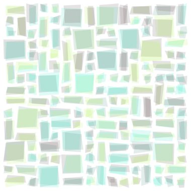 Soyut geometrik desen üretken hesaplama sanatı illüstrasyonu, fayans renk parçalarının taklidi