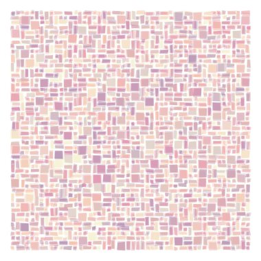 Soyut geometrik desen üretken hesaplama sanatı illüstrasyonu, fayans renk parçalarının taklidi