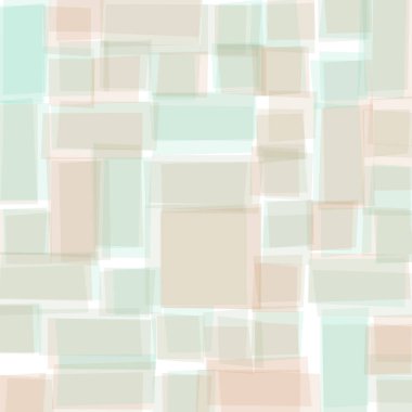 Soyut geometrik desen üretken hesaplama sanatı illüstrasyonu, fayans renk parçalarının taklidi