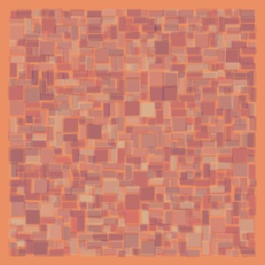 Soyut geometrik desen üretken hesaplama sanatı illüstrasyonu, fayans renk parçalarının taklidi