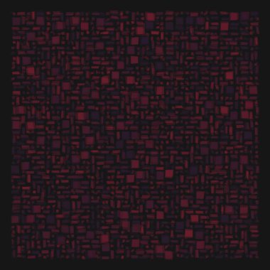 Soyut geometrik desen üretken hesaplama sanatı illüstrasyonu, fayans renk parçalarının taklidi