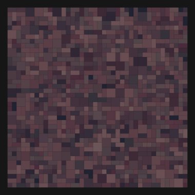 Soyut geometrik desen üretken hesaplama sanatı illüstrasyonu, fayans renk parçalarının taklidi