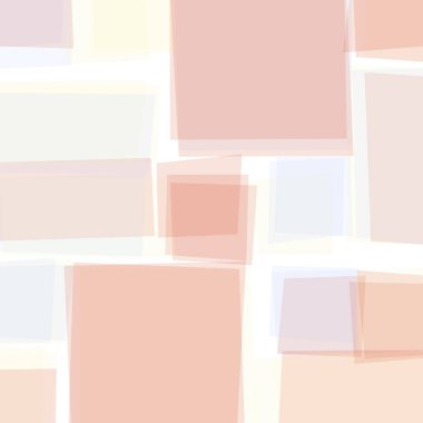 Soyut geometrik desen üretken hesaplama sanatı illüstrasyonu, fayans renk parçalarının taklidi