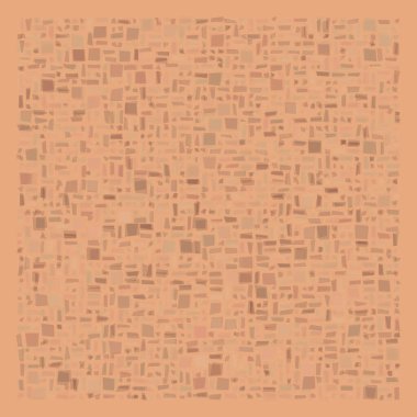 Soyut geometrik desen üretken hesaplama sanatı illüstrasyonu, fayans renk parçalarının taklidi