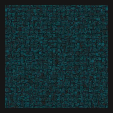 Soyut geometrik desen üretken hesaplama sanatı illüstrasyonu, fayans renk parçalarının taklidi