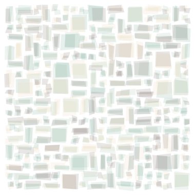 Soyut geometrik desen üretken hesaplama sanatı illüstrasyonu, fayans renk parçalarının taklidi