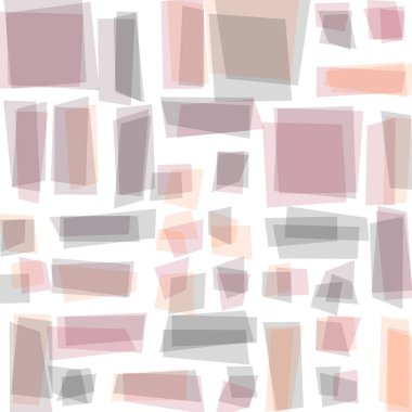 Soyut geometrik desen üretken hesaplama sanatı illüstrasyonu, fayans renk parçalarının taklidi