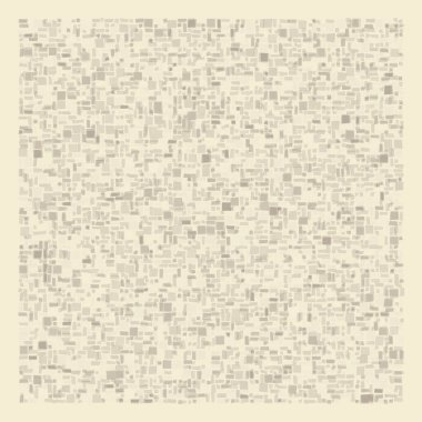 Soyut geometrik desen üretken hesaplama sanatı illüstrasyonu, fayans renk parçalarının taklidi