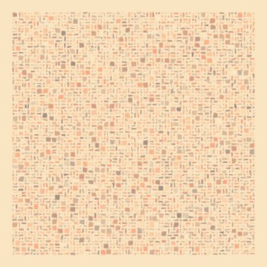 Soyut geometrik desen üretken hesaplama sanatı illüstrasyonu, fayans renk parçalarının taklidi